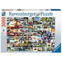 Ravensburger - 3000pc 99 VW Bulli Moments Jigsaw Puzzle 16018-1
