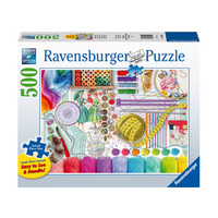 Ravensburger - 500pc Needlework Station LF Jigsaw Puzzle 16440-0