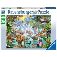 Ravensburger - 1500pc Waterfall Safari Jigsaw Puzzle 16461-5