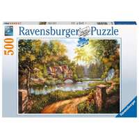 Ravensburger - 500pc Cottage by the River Jigsaw Puzzle 16582-7