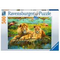 Ravensburger Lions in the Savannah 500pc Jigsaw Puzzle