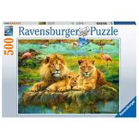 Ravensburger - 500pc Lions in the Savannah Jigsaw Puzzle 16584-1