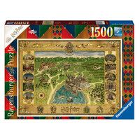 Ravensburger Harry Potter Hogwarts Map 16599-5 1500pc Jigsaw Puzzle