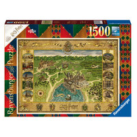 Ravensburger 1500pc Harry Potter Hogwarts Map Jigsaw Puzzle 16599-5