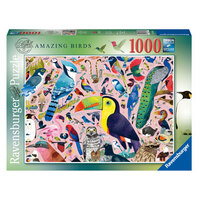 Ravensburger - 1000pc Amazing Birds Birds Jigsaw Puzzle 16769-2