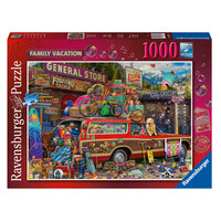 Ravensburger - 1000pc Family Vacation Jigsaw Puzzle 16776-0