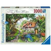 Ravensburger - 1000pc Flower Hill Lane Jigsaw Puzzle 16777-7