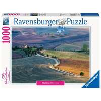 Ravensburger - 1000pc Tuscan Farmhouse Pienza Italy Jigsaw Puzzle 16779-1