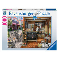 Ravensburger - 1000pc Quaint Cafe Jigsaw Puzzle 16805-7