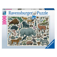 Ravensburger - 1000pc You Wild Animal Jigsaw Puzzle 16807-1