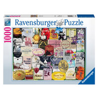 Ravensburger Wine Labels 1000pc Jigsaw Puzzle