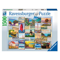 Ravensburger - 1500pc Coastal Collage Jigsaw Puzzle 16820-0