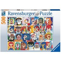 Ravensburger - 500pc Typefaces Jigsaw Puzzle 16830-9