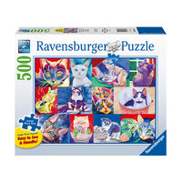 Ravensburger - 500pc Hello Kitty Cat Jigsaw Puzzle 16938-2