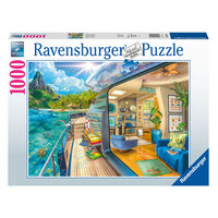 Ravensburger Tropical Island Charter 1000pc Jigsaw Puzzle