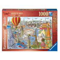 Ravensburger 1000pc Around the World in 80 Days Jigsaw Puzzle