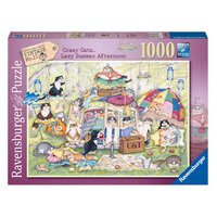 Ravensburger Crazy Cats, the Good Life 1000pc Jigsaw Puzzle