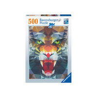 Ravensburger Polygon Lion 500pc Jigsaw Puzzle