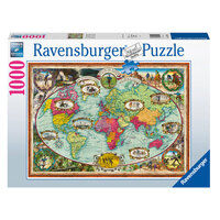 Ravensburger 1000pc Around the World by Bike Jigsaw Puzzle