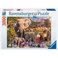 Ravensburger - 3000pc African Animal World Jigsaw Puzzle 17037-1