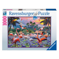 Ravensburger 1000pc Pink Flamingos Jigsaw Puzzle