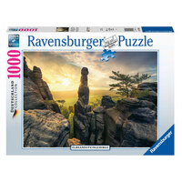 Ravensburger 1000pc Monolith, Elbe Sandstone Mountains Jigsaw Puzzle