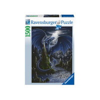 Ravensburger 1500pc The Black and Blue Dragon Jigsaw Puzzle
