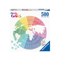 Ravensburger Circle of Colors Mandala 500pc Jigsaw Puzzle