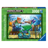 Ravensburger 1000pc Minecraft Mosaic Jigsaw Puzzle