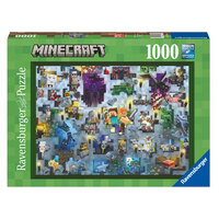 Ravensburger Minecraft Challenge 1000pc Jigsaw Puzzle