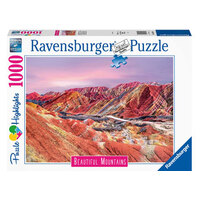 Ravensburger Rainbow Mountains, China 1000pc Jigsaw Puzzle