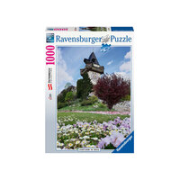 Ravensburger Clocktower in Graz 1000pc Jigsaw Puzzle
