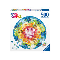 Ravensburger Circle of Colors Ice Cream 500pc Jigsaw Puzzle