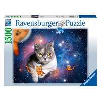 Ravensburger 1500pc Cats Flying to Outer Space Jigsaw Puzzle