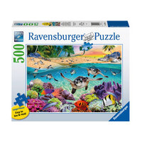 Ravensburger Race of the Baby Sea Turtles LFJigsaw Puzzle 500pc Jigsaw Puzzle