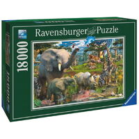 Ravensburger - 18000pc At the Waterhole Jigsaw Puzzle 17823-0