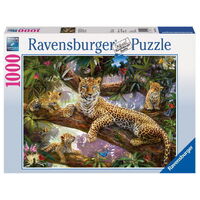 Ravensburger 1000pc Leopard Family Jigsaw Puzzle