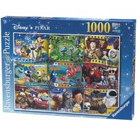 Ravensburger - 1000pc Disney Pixar Movies 1 Jigsaw Puzzle 19222-9