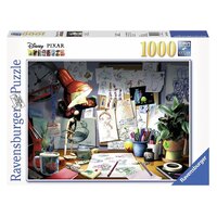 Ravensburger Disney Pixar The Artists Desk 1000pc Jigsaw Puzzle
