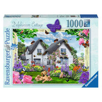 Ravensburger Delphinium Country Cottage 1000pc Jigsaw Puzzle