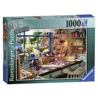 Ravensburger - 1000pc The Craft Shed Jigsaw Puzzle 19590-9