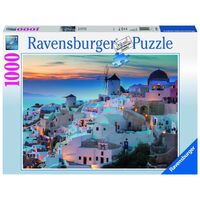 Ravensburger - 1000pc Santorini/Cinque Terre Jigsaw Puzzle 19611-1