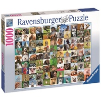 Ravensburger - 1000pc 99 Funny Animals Jigsaw Puzzle 19642-5