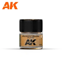 AK Interactive Real Colors: No.6 Earth Yellow FS 30257 Acrylic Lacquer Paint 10ml [RC030]
