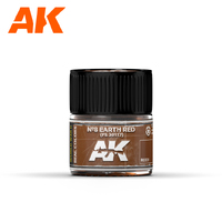 AK Interactive Real Colors: No.8 Earth Red FS 30117 Acrylic Lacquer Paint 10ml [RC031]