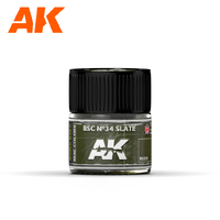 AK Interactive Real Colors: BSC No.34 Slate Acrylic Lacquer Paint 10ml [RC039]