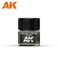 AK Interactive Real Colors: Dunkelgrün-Dark Green RAL 6009 Acrylic Lacquer Paint 10ml [RC050]