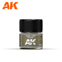 AK Interactive Real Colors: Grau-Grey RAL 7003 (RLM 02) Acrylic Lacquer Paint 10ml [RC052]
