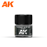 AK Interactive Real Colors: Blaugrau-Blue Grey RAL 7016 Acrylic Lacquer Paint 10ml [RC055]