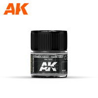 AK Interactive Real Colors: Dunkelgrau-Dark Gray RAL 7021 Acrylic Lacquer Paint 10ml [RC057]